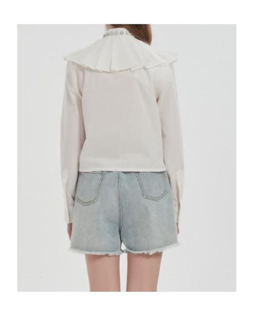 Marissa Chiara White Long Sleeve Shirt