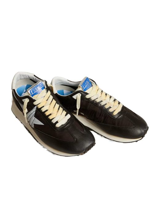 Golden Goose Deluxe Brand Black Star Patch Panelled Sneakers