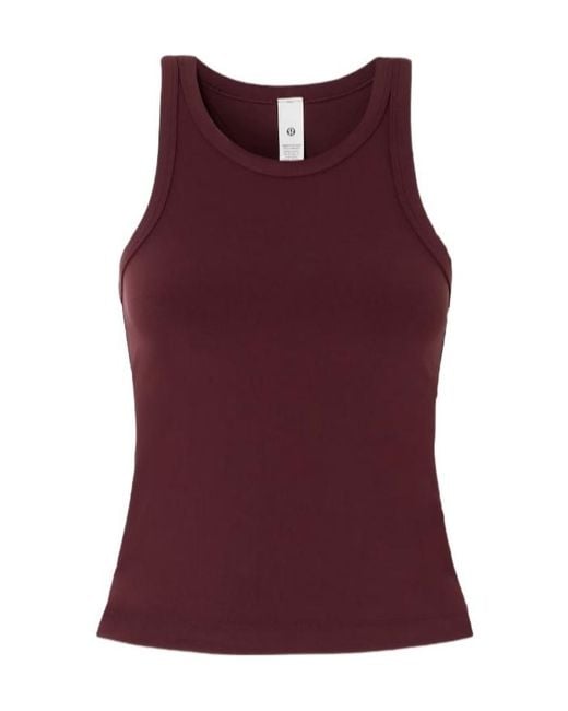 lululemon athletica Purple Align Waist-Length Racerback Nulu Tank