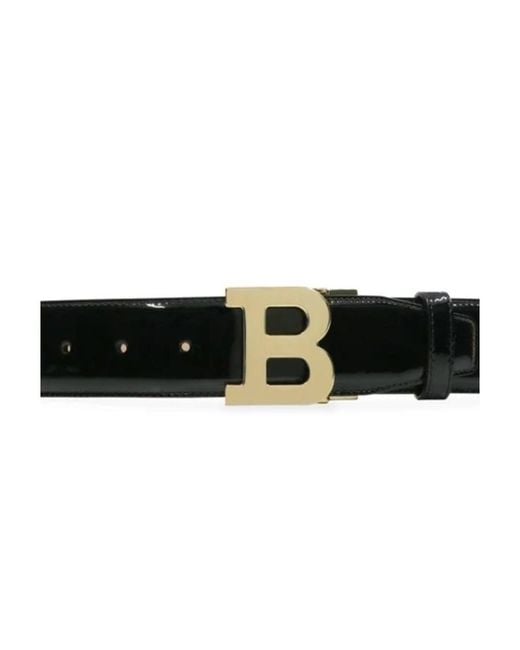 Bally White Logo Belt for men