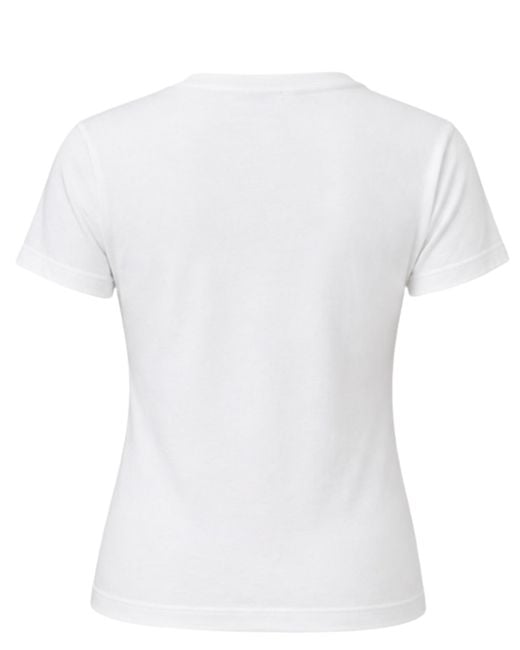 Auralee White Short-Sleeved T-Shirt