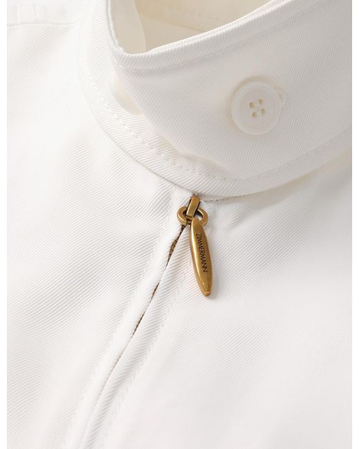 Zimmermann White Twill Luna Jumpsuit