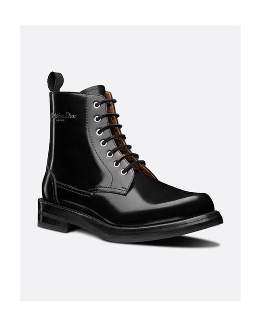 【新品未使用】Dior Homme ディオール ブーツCarlo Dior Homme Carlo Lace-Up Boots in Black for Men | Lyst