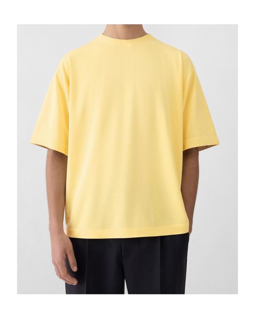 Jacquemus Yellow Rond Carre Oversized T-Shirt for men