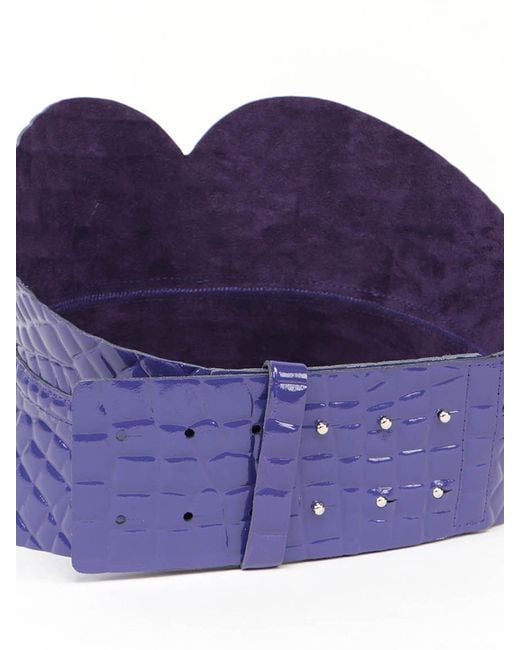 Aniye By Blue Embossed Belt
