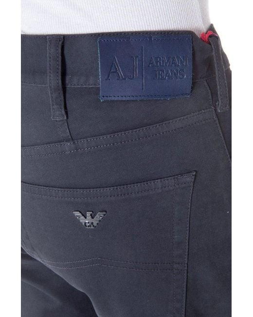 Armani Jeans Blue Cotton Jeans for men