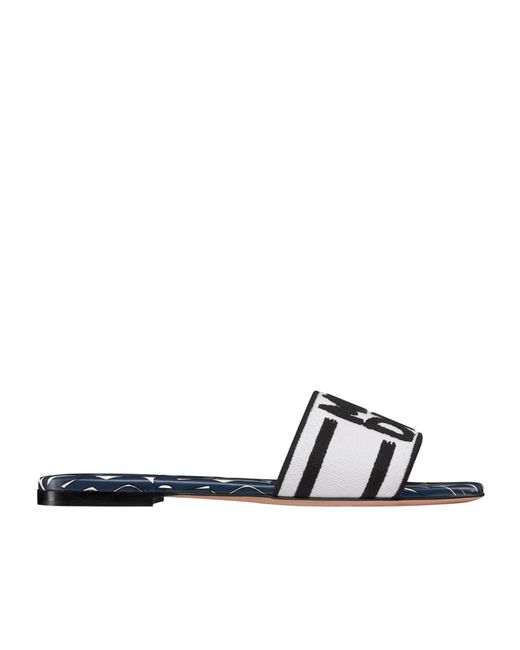 Dior White Dway Slide