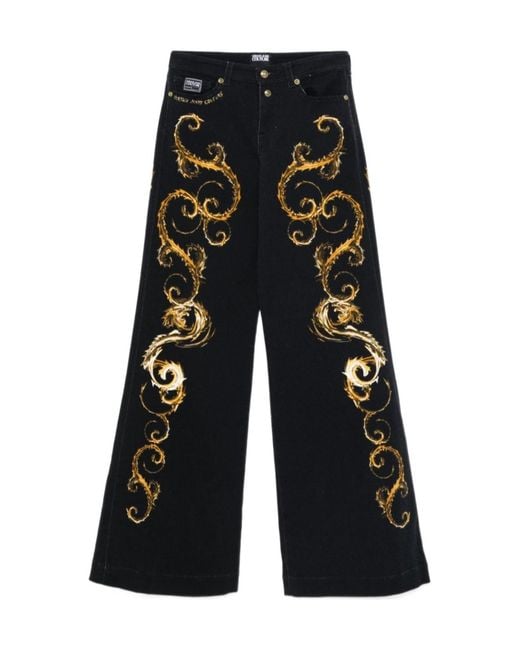 Versace Jeans Black Belt-Loop Jeans
