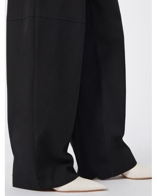 Sportmax Black Sospiro Tapered Pants