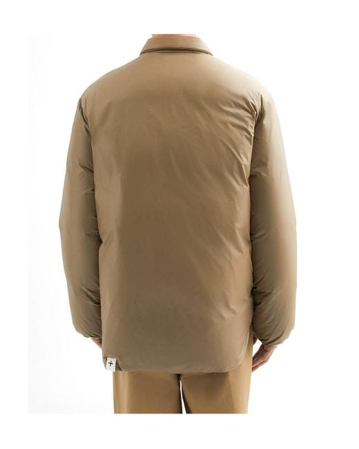 Jil Sander Brown Padded Down Jacket for men