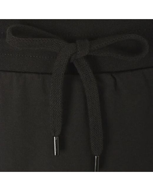 Moschino Black Side Logo Skirt