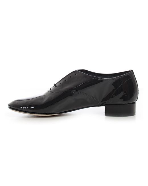 Repetto Black Lacquered Leather Flats