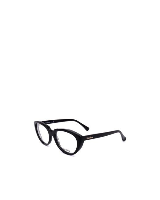 Max Mara White Cat-Eye Frame Glasses