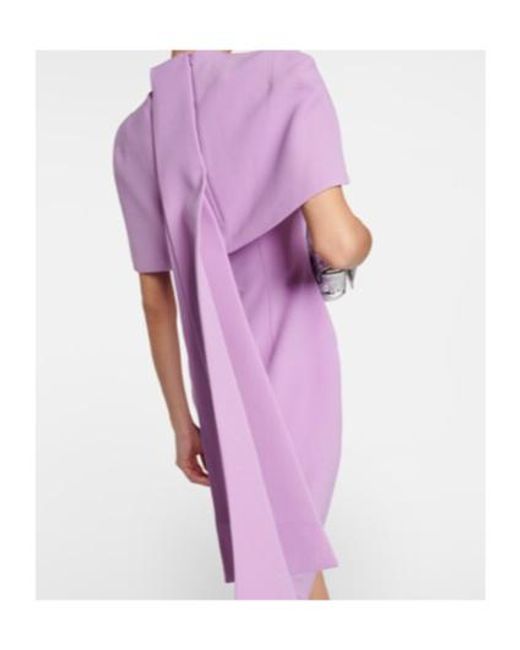 Safiyaa Purple Kalika Midi Dress