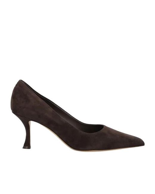 Ferragamo Brown Pointed High Heels