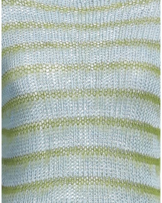 Marni Blue Striped Knitted Jumper