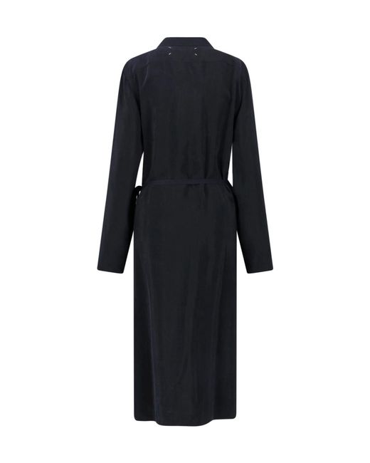 Maison Margiela Black Knot Detail Shirt Dress
