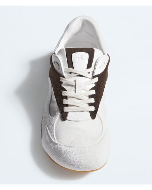 Bottega Veneta White Orbit Flash Sneakers for men