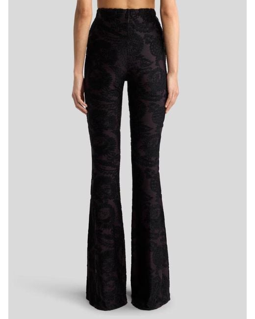 Etro Blue Flared Trousers