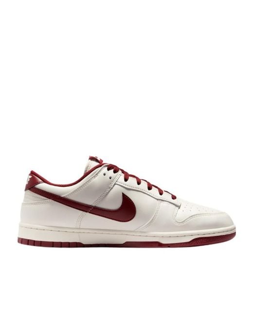 Nike Pink Dunk Retro Low-Top Sneakers for men