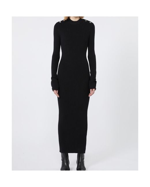 Sportmax Black Garibo Knitted Dress