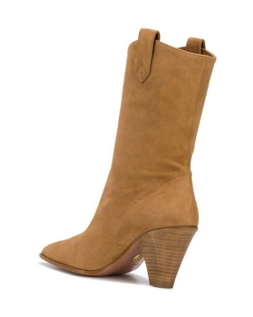 Aquazzura Brown Saint Honore' Bootie 70