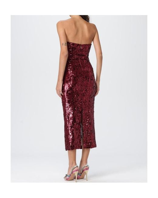 Aniye By Red Sleeveless Strapless Dress