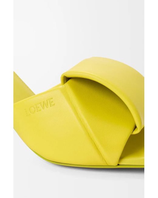 Loewe Yellow Origami Slide