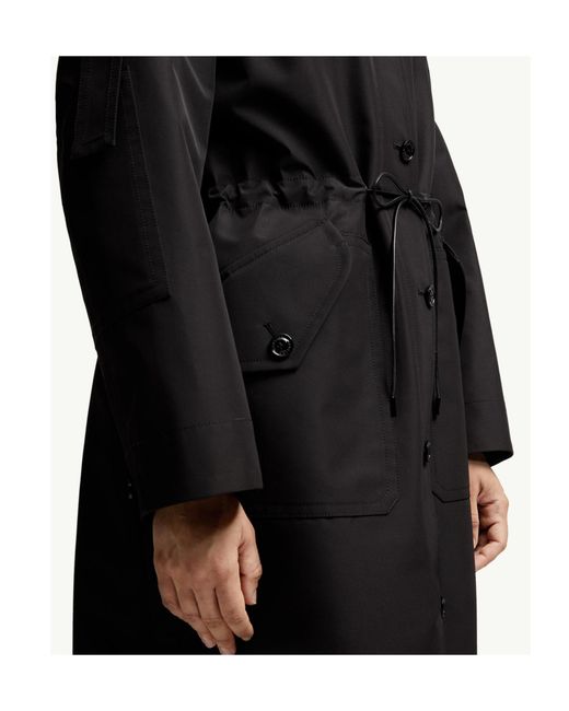Moncler Black X Ee72 By Edward Enninful Winifred Trench Coat