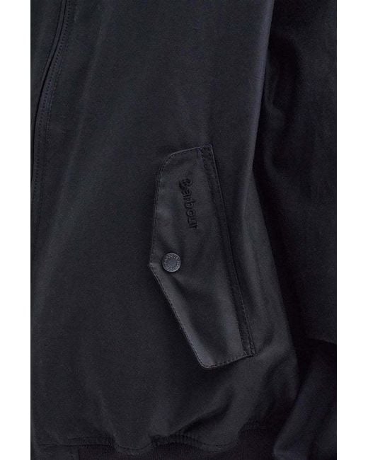 Barbour Black X Baracuta Ma-1 Harrington Jacket for men