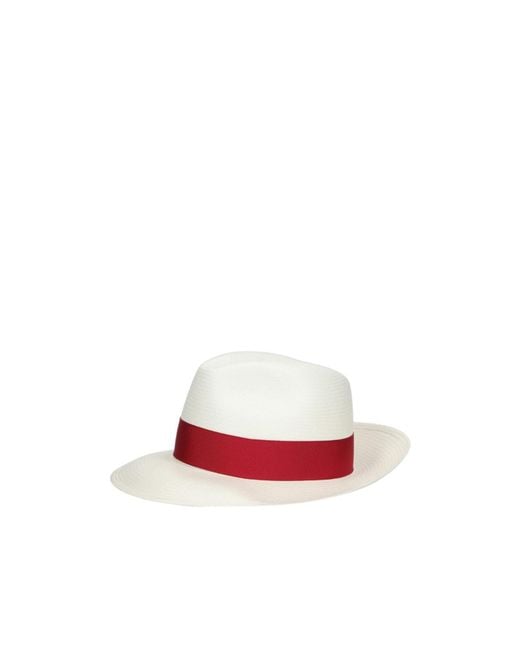 Borsalino White Giulietta Wide Brim Panama Hat