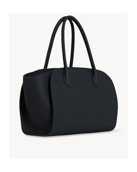 The Row Black Marlo 12 Leather Bag