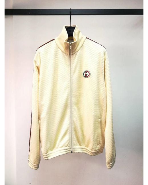 Gucci Natural Braided Trim Track Jacket for men