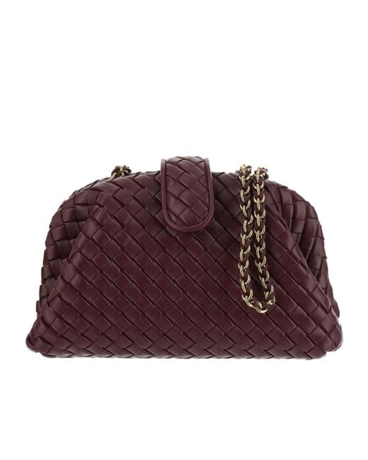 Bottega Veneta Red Lauren 1980 Mini Clutch Bag