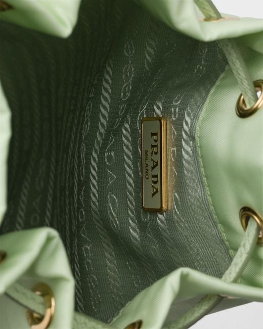 Prada Green Drawstring Clutch