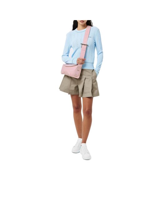 McQueen Pink Shoulder Crossbody Bag