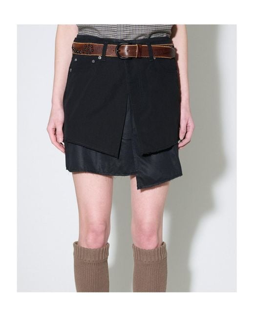 Our Legacy Black Multi-Pocket Skirt
