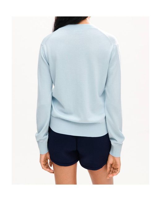 KENZO Blue Signature' Embroidered Cardigan