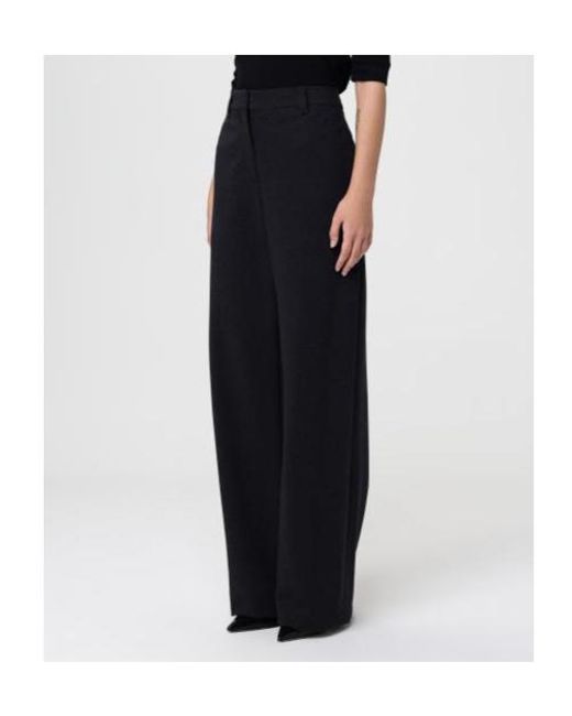 Brunello Cucinelli Black High Waist Tailored Pants