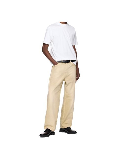 Boss White Crew Neck T-Shirt for men