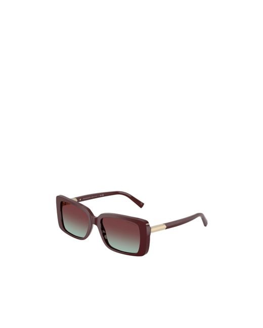 Tiffany & Co White Geometric Sunglasses