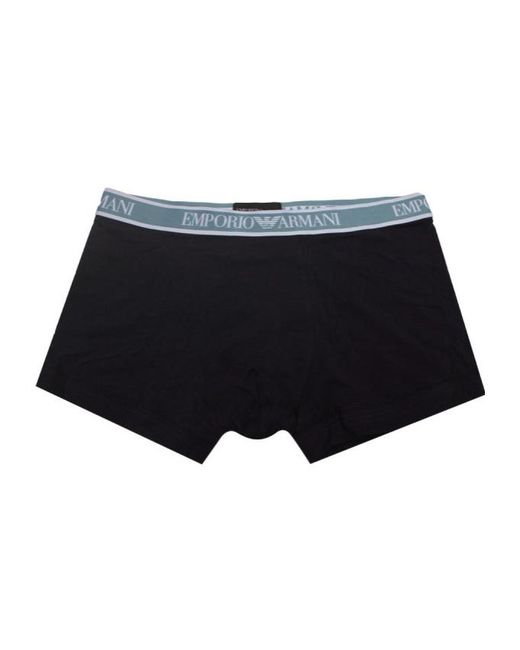 Emporio Armani Black Logo Underwear Three-Piece Set for men