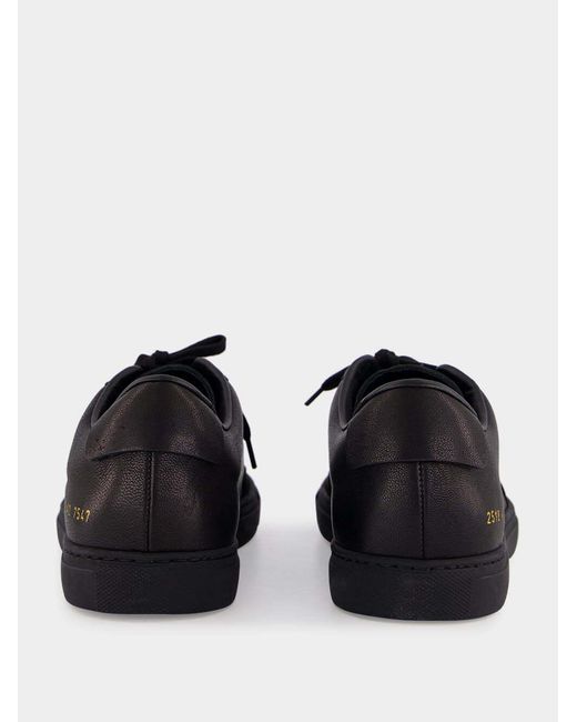 Common Projects Black Court Classic Sneakers for men