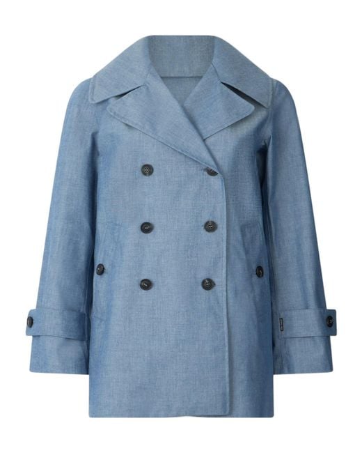 Save The Duck Blue Long-Sleeve Casual Jacket