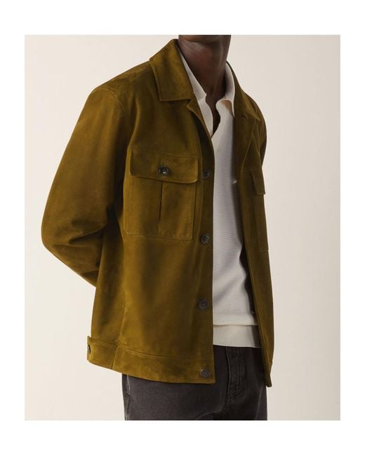 Zegna Green Chest-Pocket Jacket for men