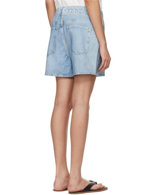 Rag & Bone Blue Miramar Denim Shorts