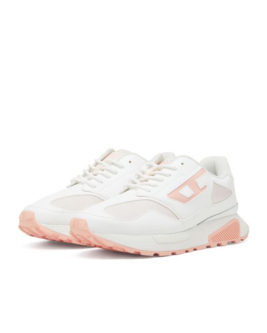 DIESEL White S-Tame-D Running Sneakers