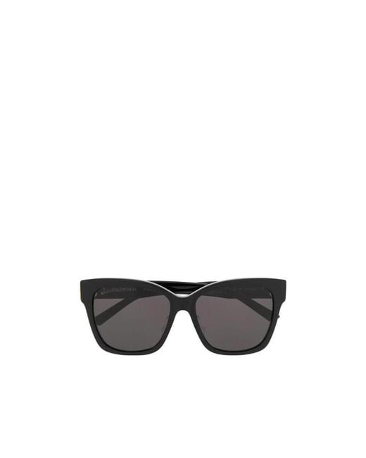Balenciaga Gray Eyewear Dynasty Square Frame Sunglasses