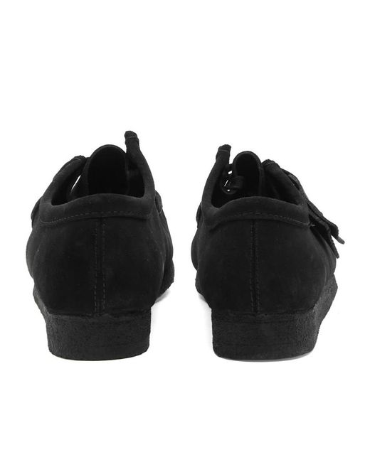 Clarks Black Wallabee Lace-Up Boots for men