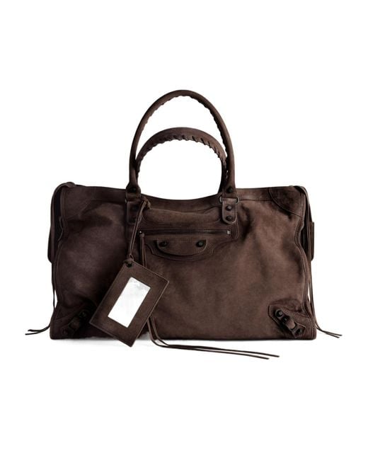 Balenciaga Brown Le City Bag Large for men